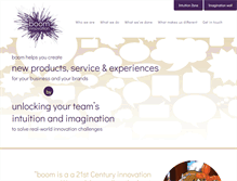 Tablet Screenshot of boominnovation.com